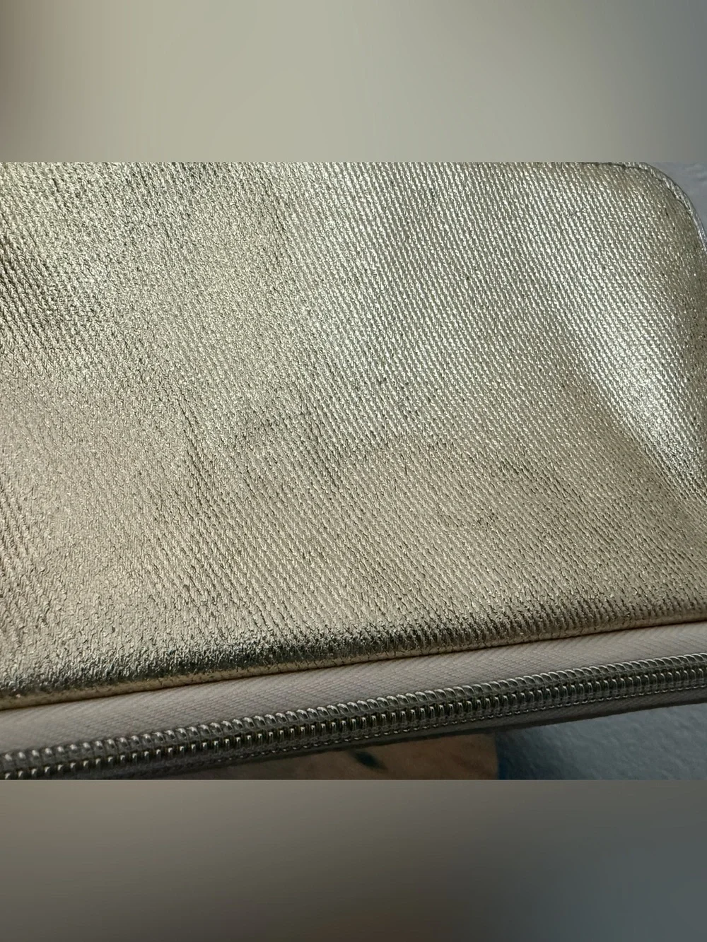 Anthropologie Artist Atelier Make Up Bag Emily Grady Dodge Gold
